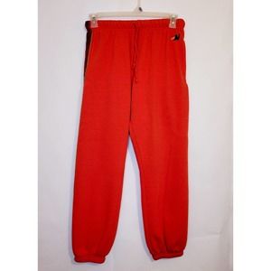 Aviator Nation red rainbow trim joggers size medium